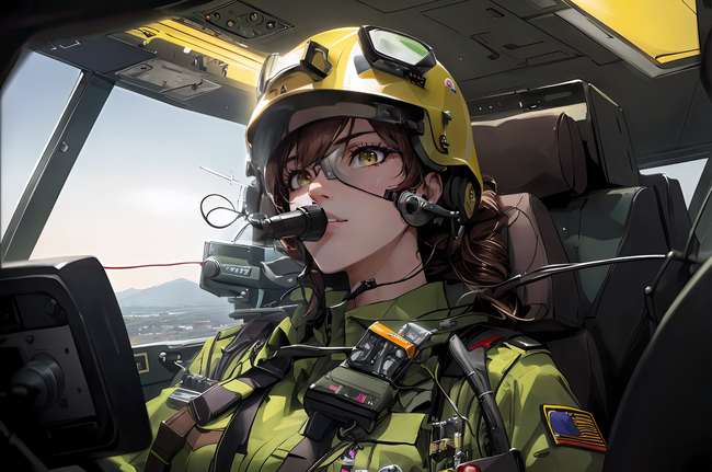 Anime girl beautiful fighter pilot blonde wallpaper | 3840x2160 | 1403885 |  WallpaperUP