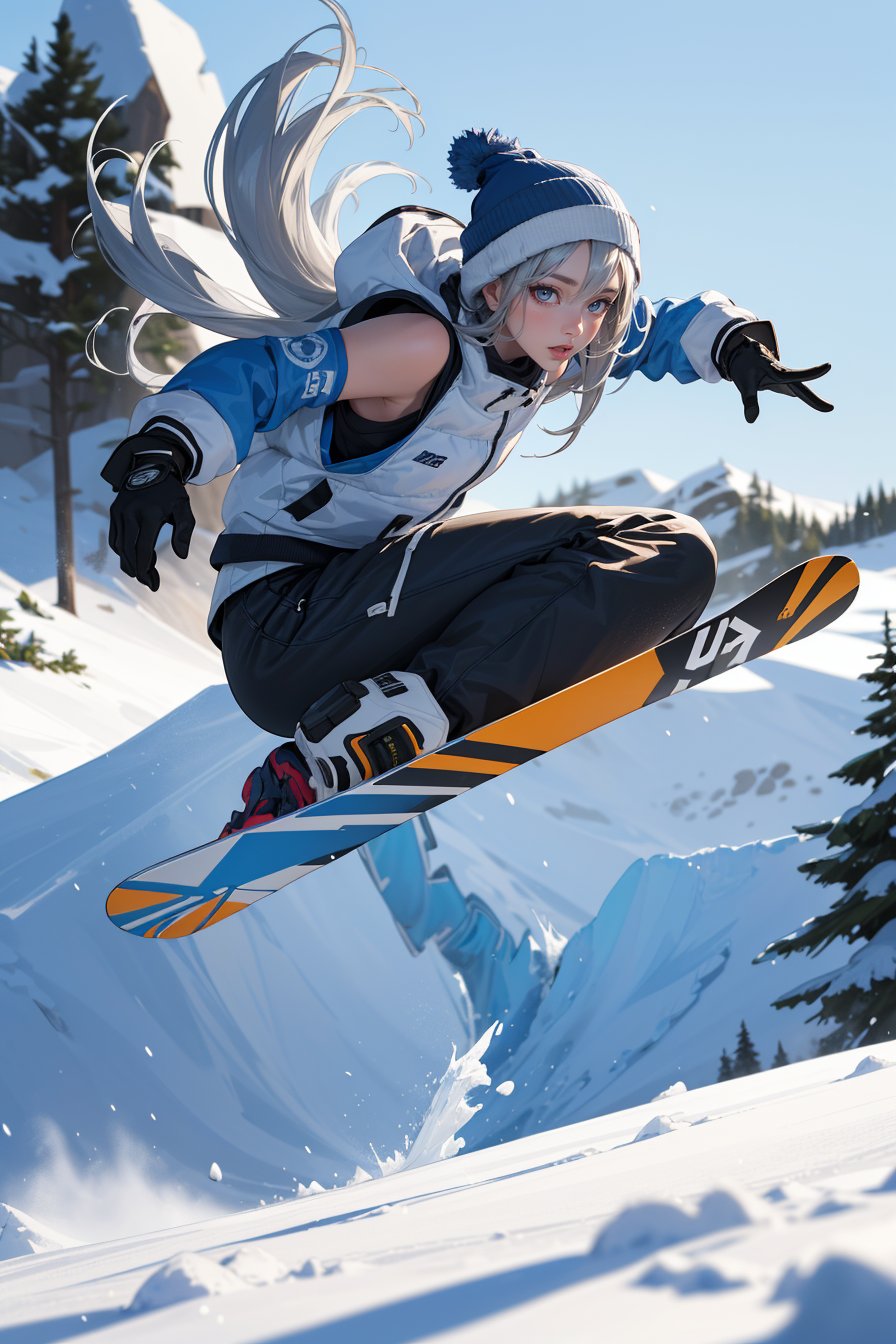 HD wallpaper: anime, ski, sport, skier, winter, snow, people, man, mountain  | Wallpaper Flare